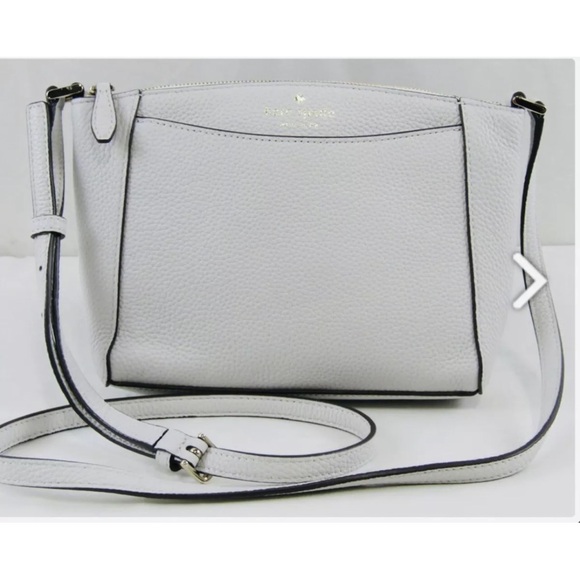 KATE SPADE Pebbled Leather Cross-Body Bag, (10"L x 7"H x 2"W) - Picture 4 of 9